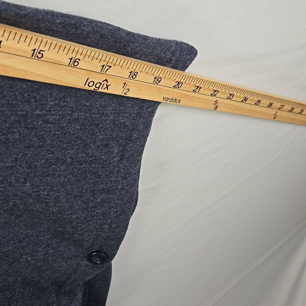 Paw Addict Oversized Poncho, Hooded, Pouch Pocket, Navy Blue One Size Fits Most - Picture 10 of 11